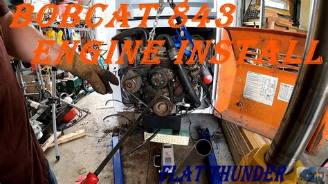 3.9 cummins in bobcat skid steer|First time buyer. 843 motor swap question .